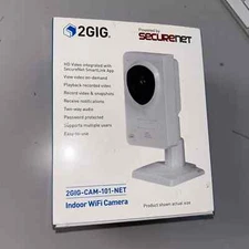 Brand New 2GIG-CAM-101-NET 3.6mm 720p Indoor IR Day/Night Cube Security Camera 