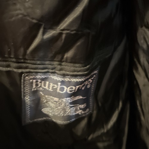 Burberry Blazer Men's 44 Tall Black Wool Sport Coat Jacket 2 button USA Union - Picture 10 of 14
