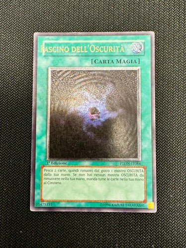 Yugioh Allure Of Darkness PTDN-IT084 Ultimate Rare 1st Edition Italian Missprint - Picture 1 of 2