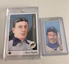The Old Switch-A-Roo. Ken Griffey Jr. / Honus Wagner One Of A Kind Sketch Cards