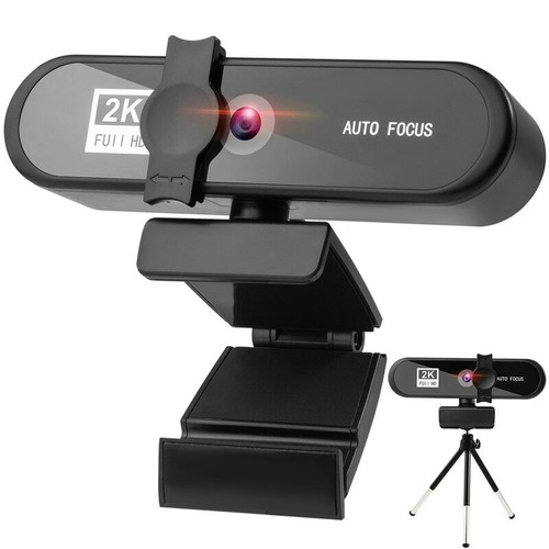 PC Webcam 2K 4K Autofocus USB Web Mini Camera Laptop Web Cam with Microphone - Picture 8 of 18