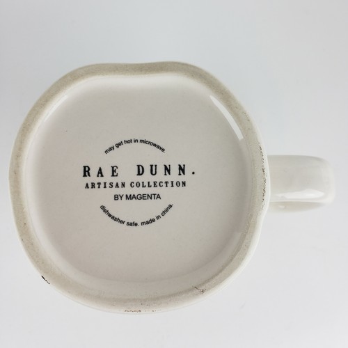 Rae Dunn Oversized Coffee Mug DREAM By Magenta Ivory & Black LNC - Picture 6 of 6