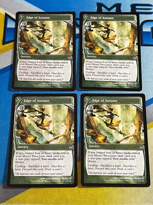 Magic the Gathering MTG Future Sight EDGE OF AUTUMN x4