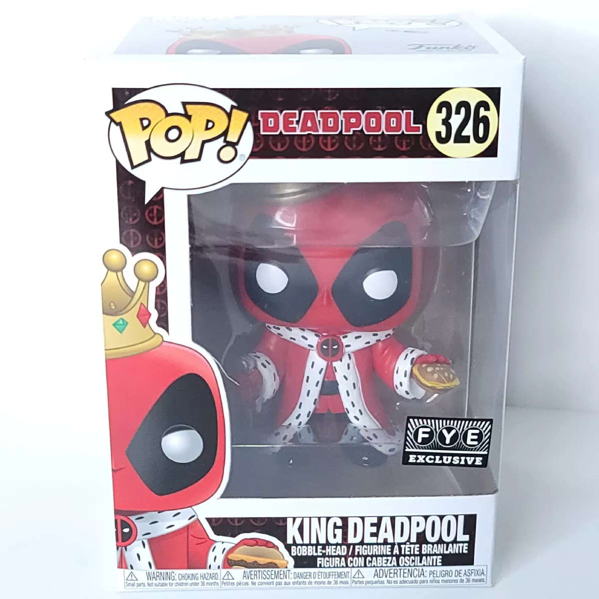 Funko POP! Marvel King Deadpool Vinyl Bobble Head 