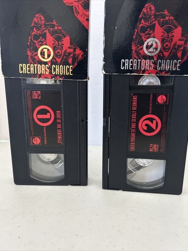 X-MEN Animated Series Creator's Choice VHS 1 Night of Sentinel & 2 Enter Magneto - Picture 2 of 2