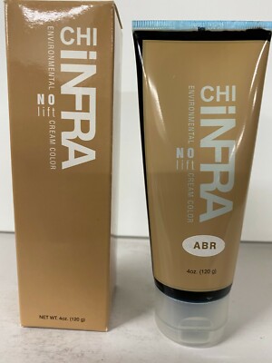 2 PACK - CHI infra evironmental NO lift cream color 4 oz  ABR Ash Brown