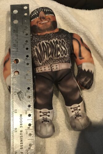1998 WCW BODY BASHER MACHO MAN RADY SAVAGE & ULTIMATE WARRIOR WWE PLÜSCH SET - Bild 5 von 8