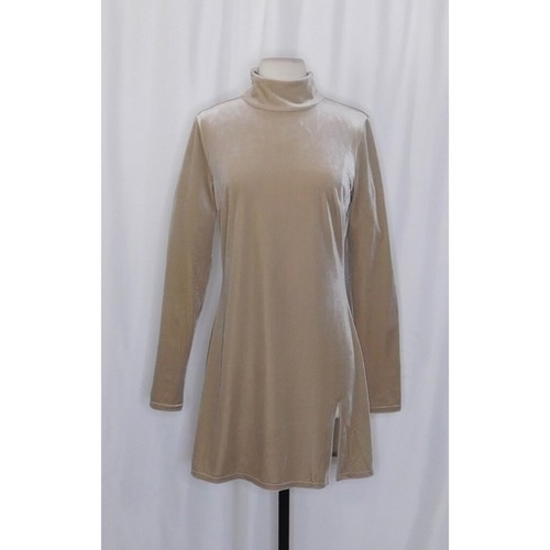 Neu mit Etikett!! REFORMATION Waage Strick Kleid Campagne Samt Einfarbig Mini Party Medium - Bild 2 von 14