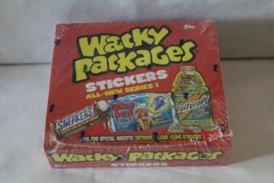 2004 WACKY PACKAGES ALL NEW SERIES 1 ANS 1 FACTORY SEALED BOX RARE - Image 1 of 2