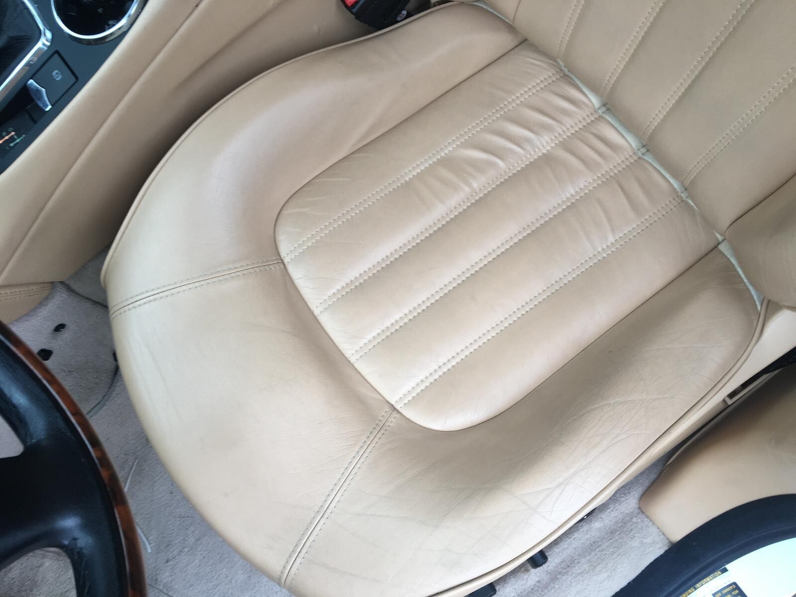2008 MASERATI QUATTROPORTE Left Front Driver Seat Tan Leather Power Memory 65412