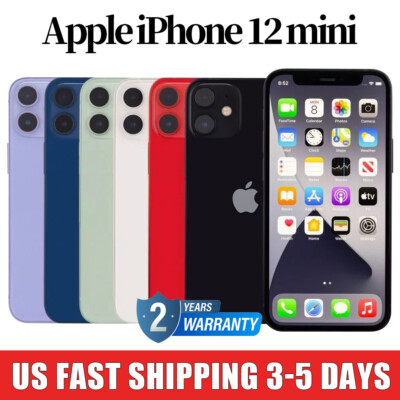 Factory New Sealed Box Apple iPhone 12 Mini 64GB-256GB Unlocked