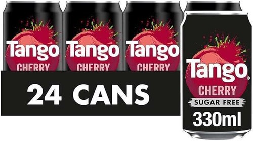 Tango Sugar Free- original soft drink 330ml Cans Pack of 24 UK - Picture 37 of 46
