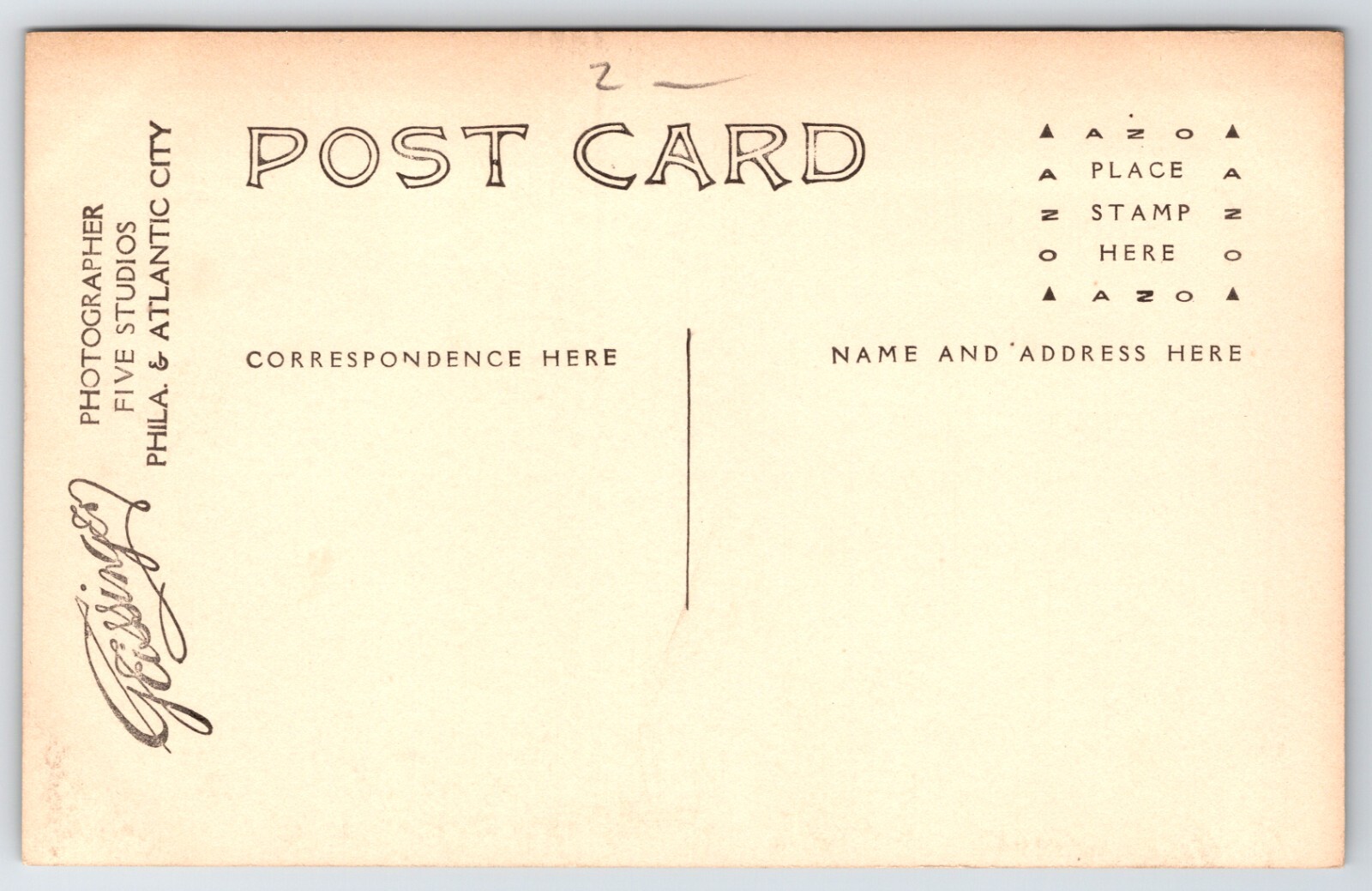 Postcard RPPC Young Man it Checkered Suit Sitting on Fence Real Photo