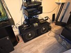 Skar Audio Ported Box +2x Boss 1100 Amps +2x 12" Boss 3200 watt subwoofer +12vPs