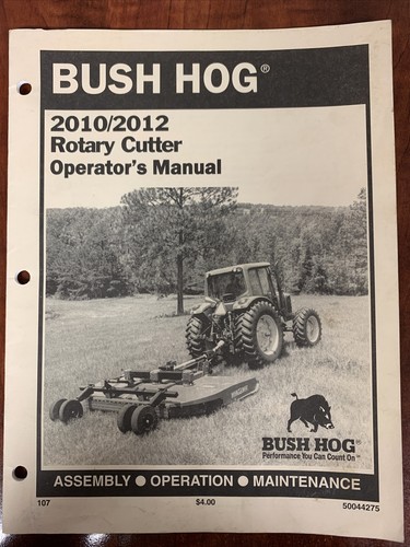 Bush Hog Bedienungsanleitung -- 2010/2012 Rotationsschneider - Bild 1 von 3