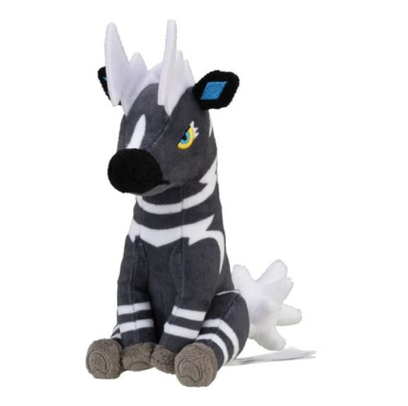 Pokemon Center оригинальный 523 плюшевый покемон в форме Зебрики Унова 18 см Черный, белый