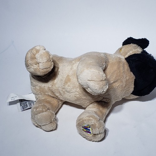 Ganz Webkinz Tan Fawn Apricot Pug Dog Plush HM105 no Code Retired - Picture 12 of 13
