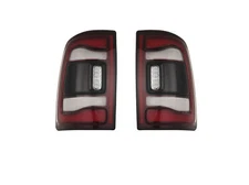 For 2019-2020 Ram 2500 3500 LED Tail light Black Bezel w/ Blind Spot Left+Right