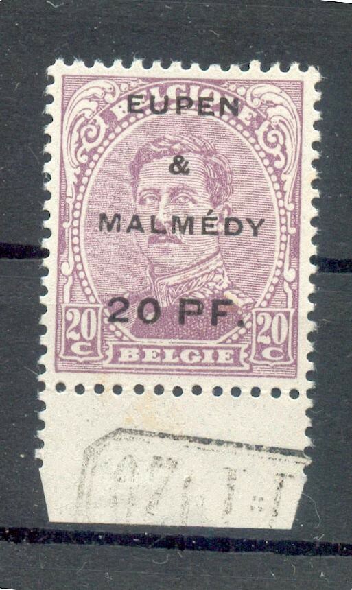 Eupen 4 Br printing data stamp** MNH mint never hinged (E6278