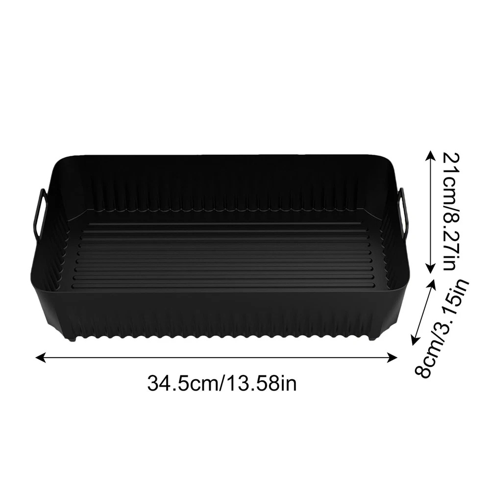 Air Fryer Silicone Pots Basket Liners Non-Stick Reusable Baking Tray Mats
