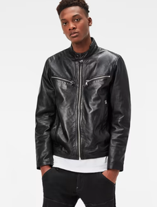 g star mens leather jacket