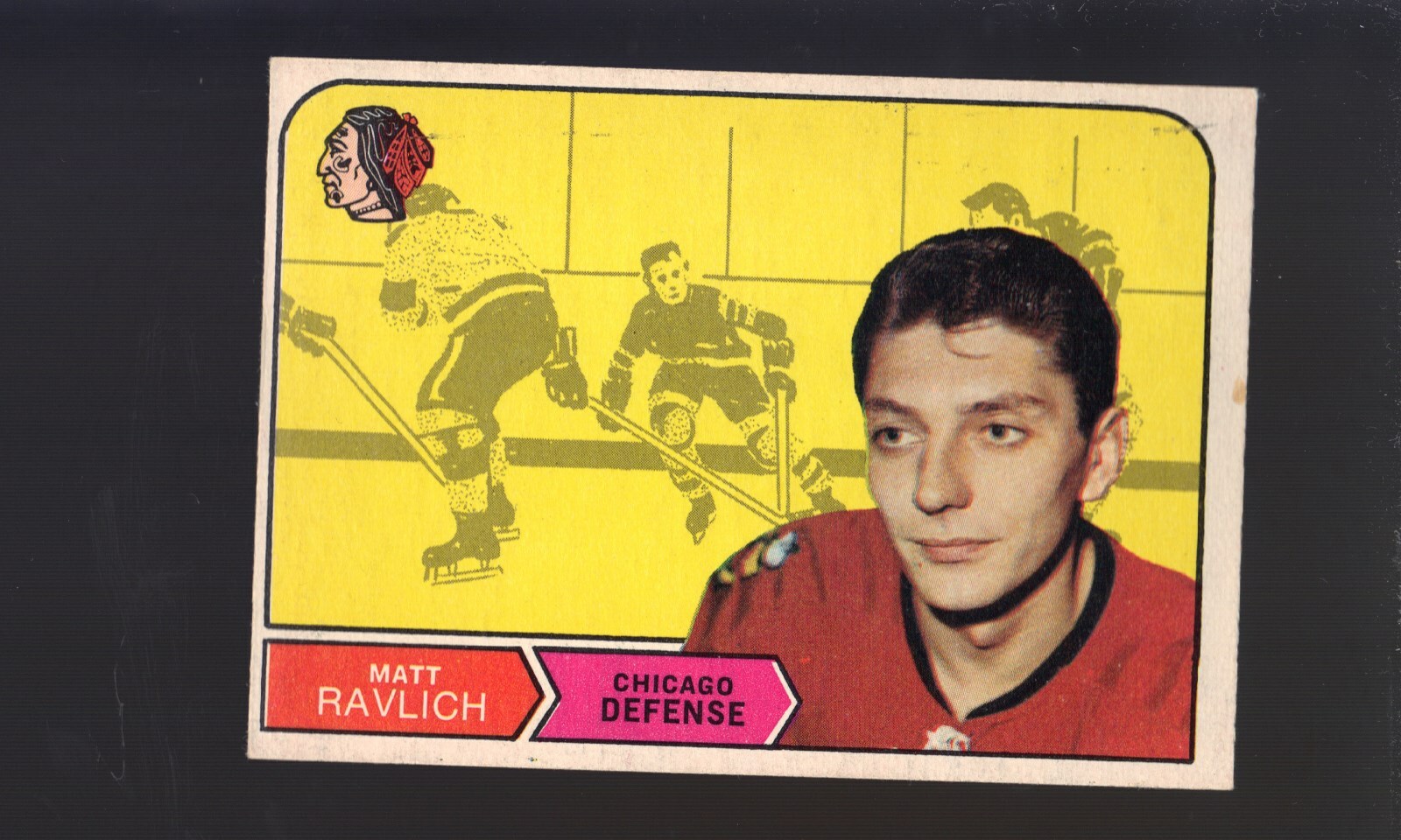 1968-69 OPC #152 MATT RAVLICH EX-MT BLACKHAWKS