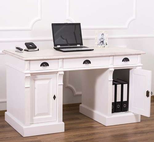 Desk Imperia Design Provençal Shabby Vintage Chic Industrial Home Showcase  | eBay