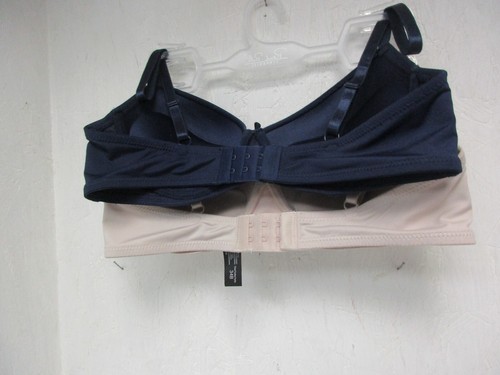 Rene Rofe 2 Pack Bras Extreme Push-Up 1 Beige/1 Navy Size 34B New!! - Picture 2 of 2