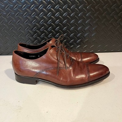 To Boot New York Adam Derrick Italy Cap Toe Oxfords Brown 