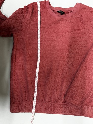 Women’s Massimo Dutti Jumper Size M Pink Ruched Knit Excellent Condition - Picture 13 of 17