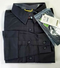 First Tactical Women Size Medium BLACK Tactical Uniform Shirt LONG Sleeve NEW