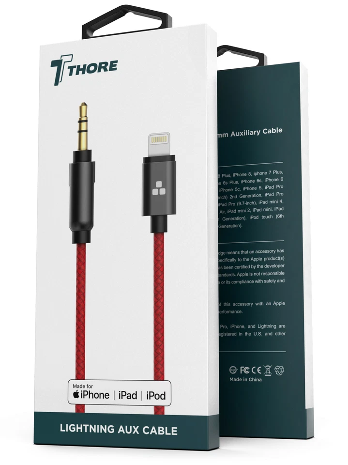 iPhone Aux Lightning Cord for Beats By Dr. Dre Cable (Apple Certified) - Image 2 of 4