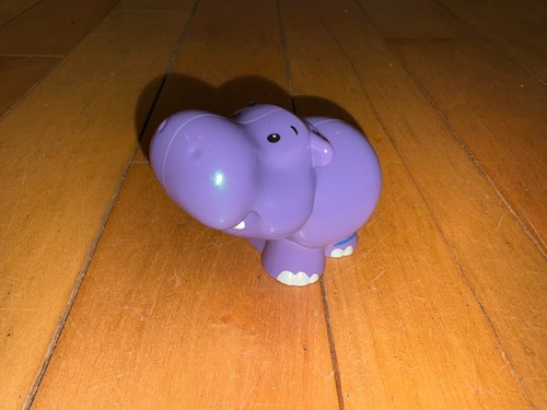 Fisher Price Little People Viola Ippopotamo Figura Zoo Safari Animale - Foto 2 di 4