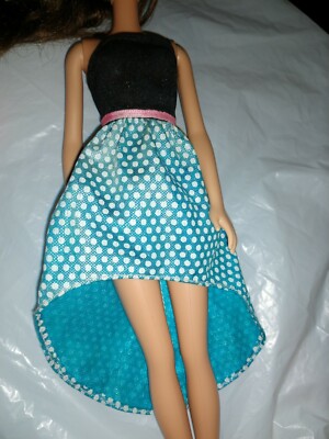 barbie black polka dot dress Jumpsuit Wide Leg Pant