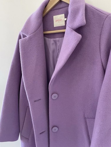 Gorman Lilac Purple Winter Coat RRP:$450 Size 8 50% Wool - Picture 4 of 9