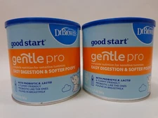 2 Cans 20oz Dr Browns Good Start Gentle Pro 0-12 Baby Formula Powder 12/28/2025