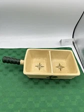 Metlox California Poppytrail Provincial Rooster Divided Serving Vegetable Dish