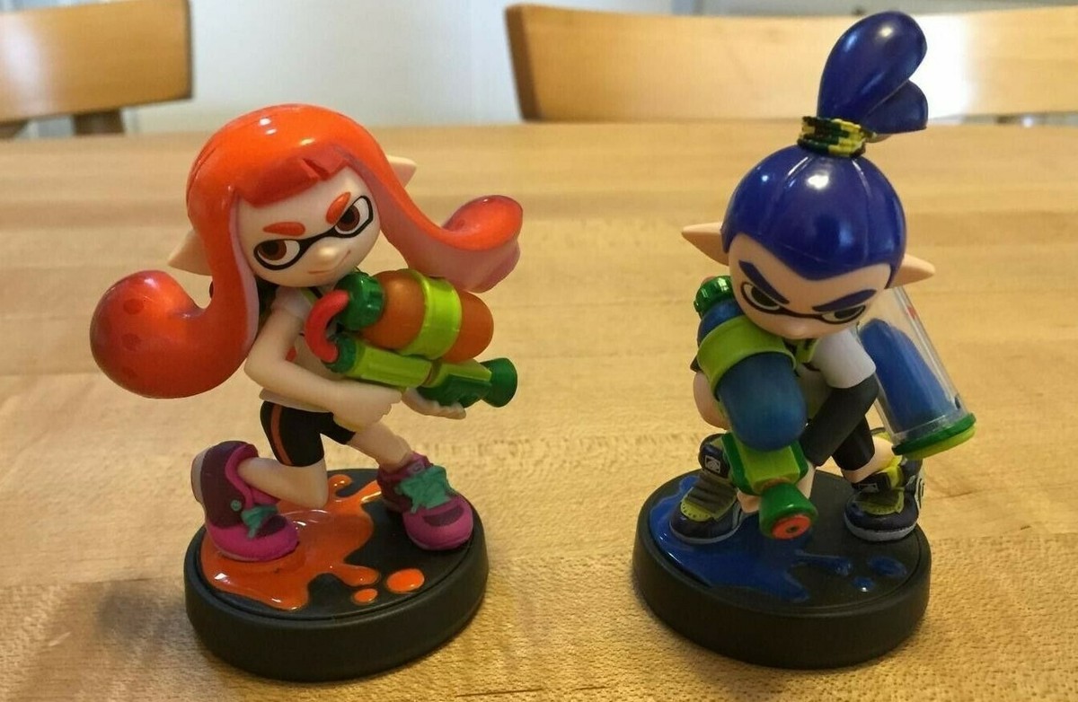 アミーボ amiibo Set Splatoon Boy & Girl Amiibo Set Nintendo Switch Wii U 3DS Lot