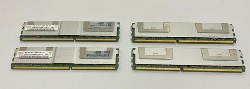 Hynix 16GB (4x4GB) 2RX4 PC2-5300F ECC Serverspeicher für HP DL360 G5/DL380 G5 - Bild 1 von 5