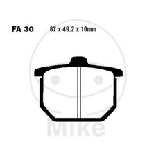 Par Pastillas EBC FA030 732.61.27 para Honda 1100 Gl Goldwing 1980-1981