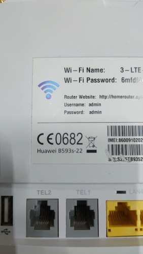 Huawei B593s-22 4G LTE Router - Gebraucht, Nein Zubehör - Bild 3 von 11