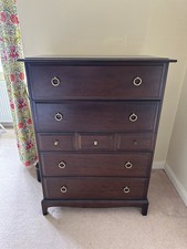 Pair of Stag Chest of Drawers 7-Piece Set