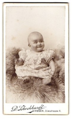 Photograph D. Schuchhardt, Giessen, Diezstrasse 4, portrait sweet toddler in  