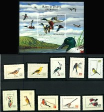 BIRDS  Romania 1959, 2007     MNH** / MLH  (025)