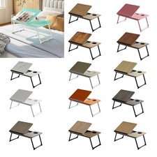 Folding Laptop Table Stand Bed Tray Sofa Lap Portable Computer Desk Breakfast
