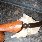 Ben Wade Royal Grain Estate Freehand Pipe Rusticated Bowl Rustic Rim Bent Stem — photo 5