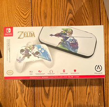 PowerA Nintendo Switch The Legend of Zelda Wired Controller  Slim Case Bundle
