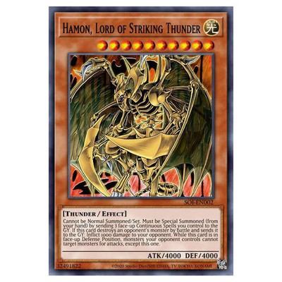YuGiOh Structure Deck Legend of the Crystal Beasts Hamon, Lord of Striking Th...