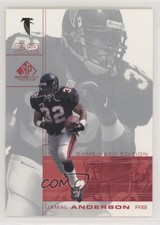 2001 SP Game Used Edition Jamal Anderson #4 8fp