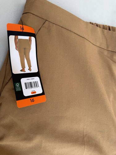 Banana Republic Martin Stretch Capri Pants Womens Sz 16 Khaki Beige New W Tag - Picture 7 of 7